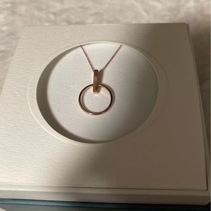 Aurate rose gold necklace